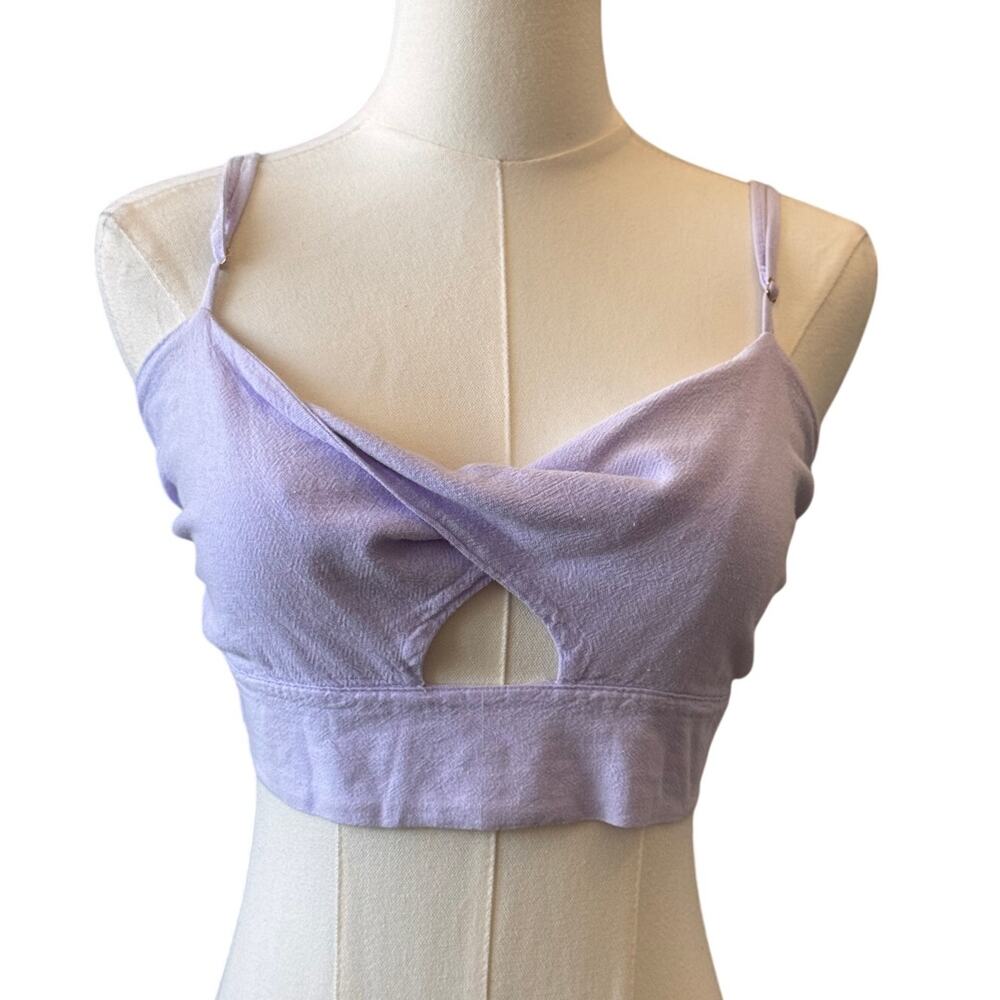 New SEASPICE Women's Purple Adjustable Strap Peruvian Cotton Pullover Top Size M